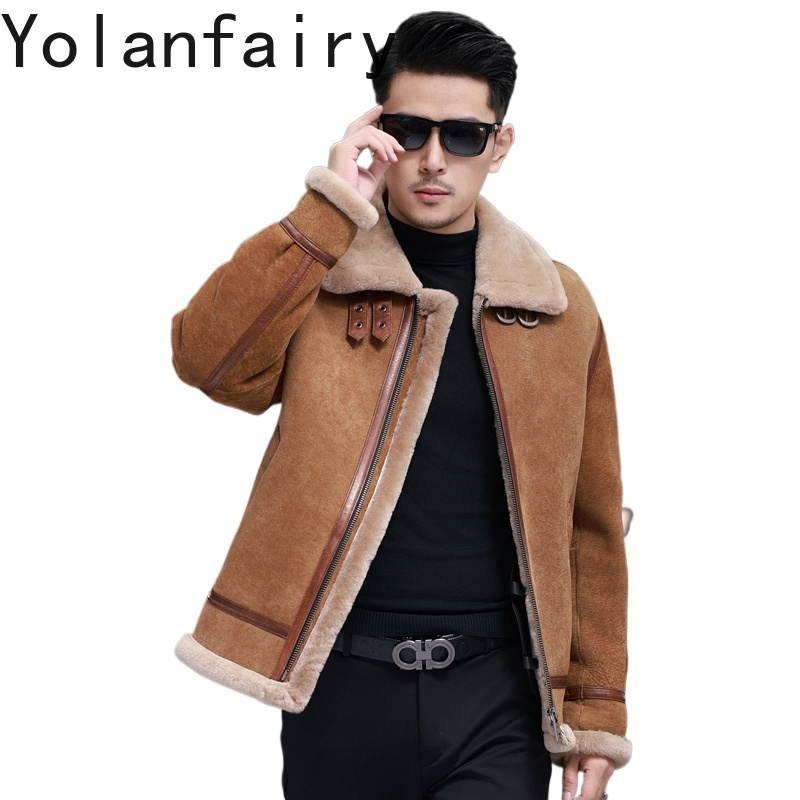 Quality Winter Clothing - Yolanfairy jaquetas de couro de pele