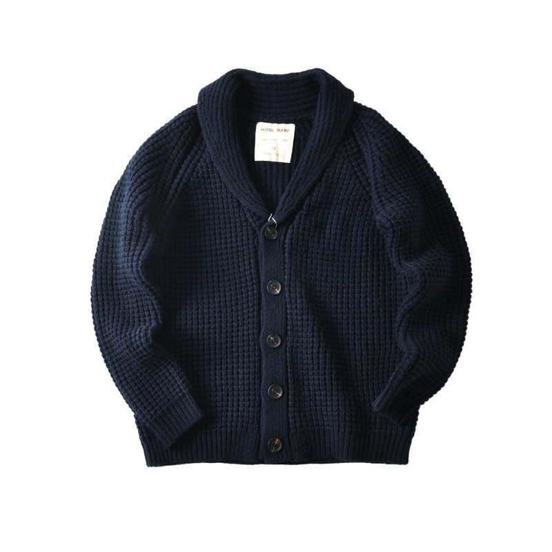 Wool Blend Coat - Suéter de malha grossa de lã