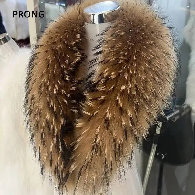 Winter Clothing For Sale - Gola de pele de guaxinim natural