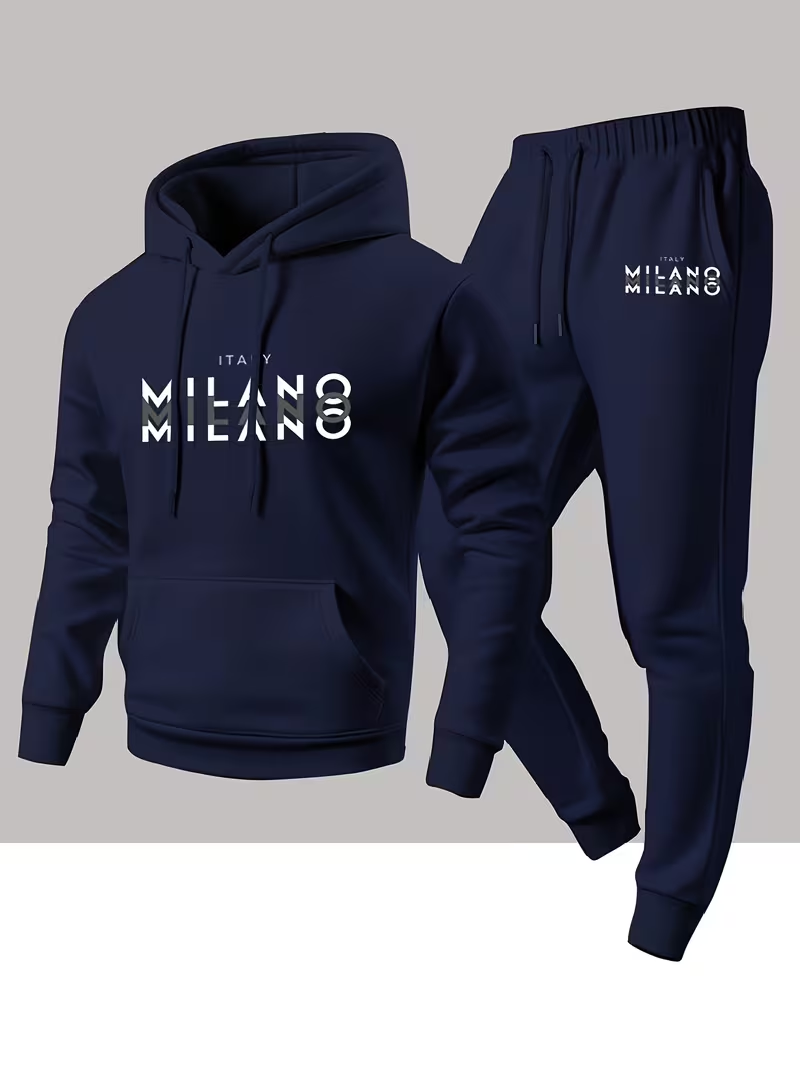 Winter Clothing Outdoor - Conjunto Masculino de Moletom Quente com