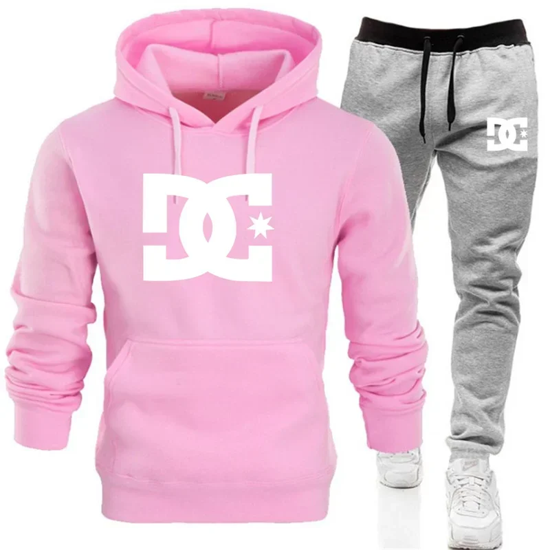 Winter Clothing Outdoor - Conjunto Masculino de Moletom com Capuz