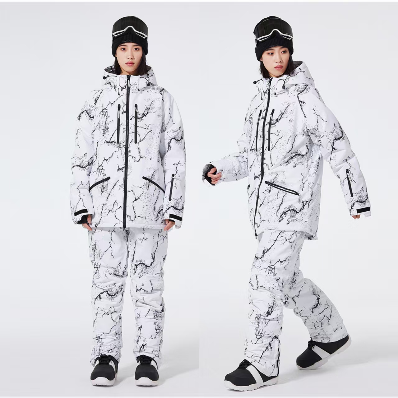 Winter Clothing Factory Outlet - Nova moda masculina mulher inverno terno