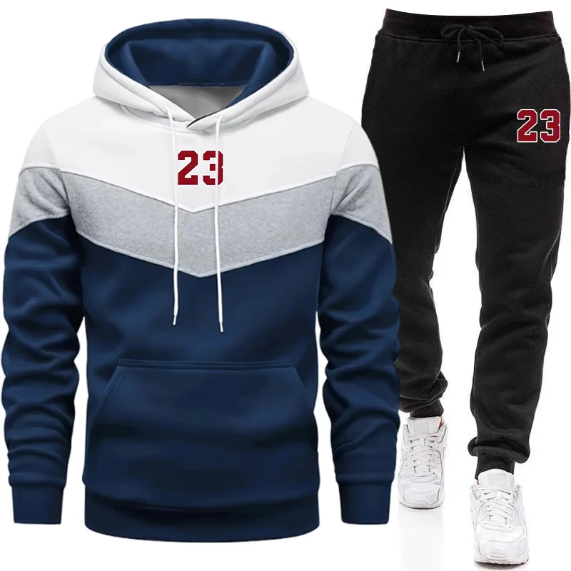 Winter Clothing Pants - Novo Conjunto de Moletom Masculino Casual