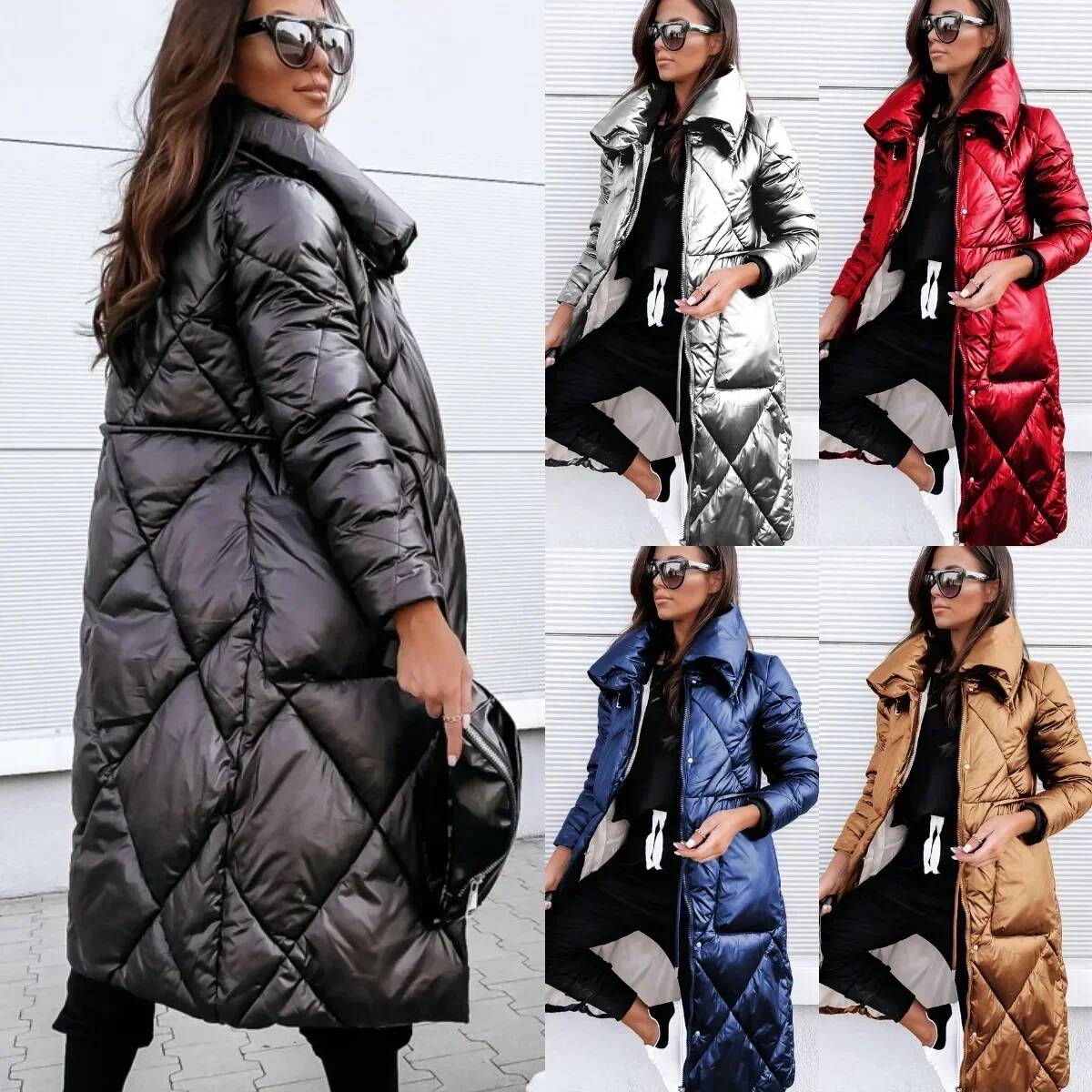Winter Clothing Taiwan - Nova lapela roupas femininas para baixo