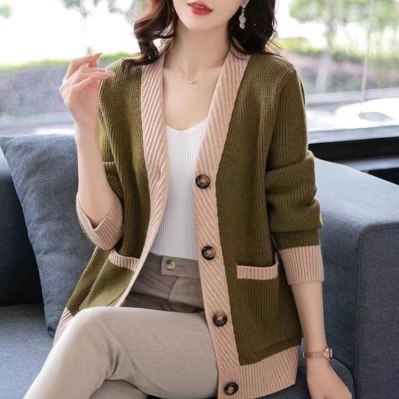 Winter Clothing Factory Outlet - Solto manga longa cardigan mulher primavera