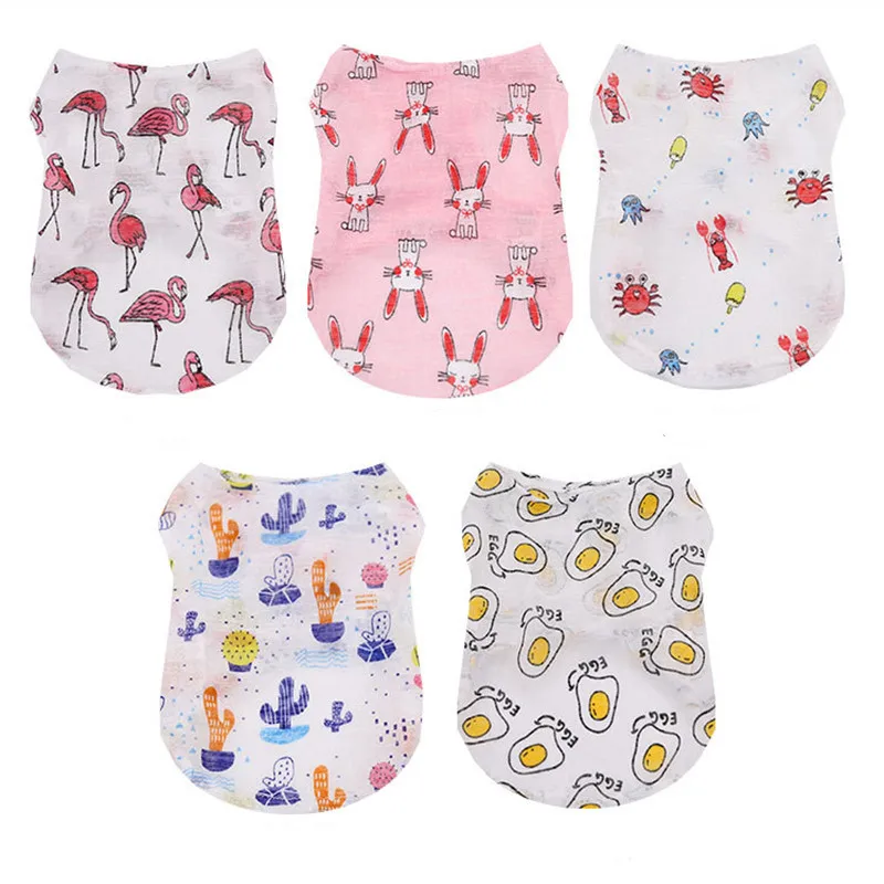 Winter Clothing For Dogs - 5 cores verão adorável dos desenhos