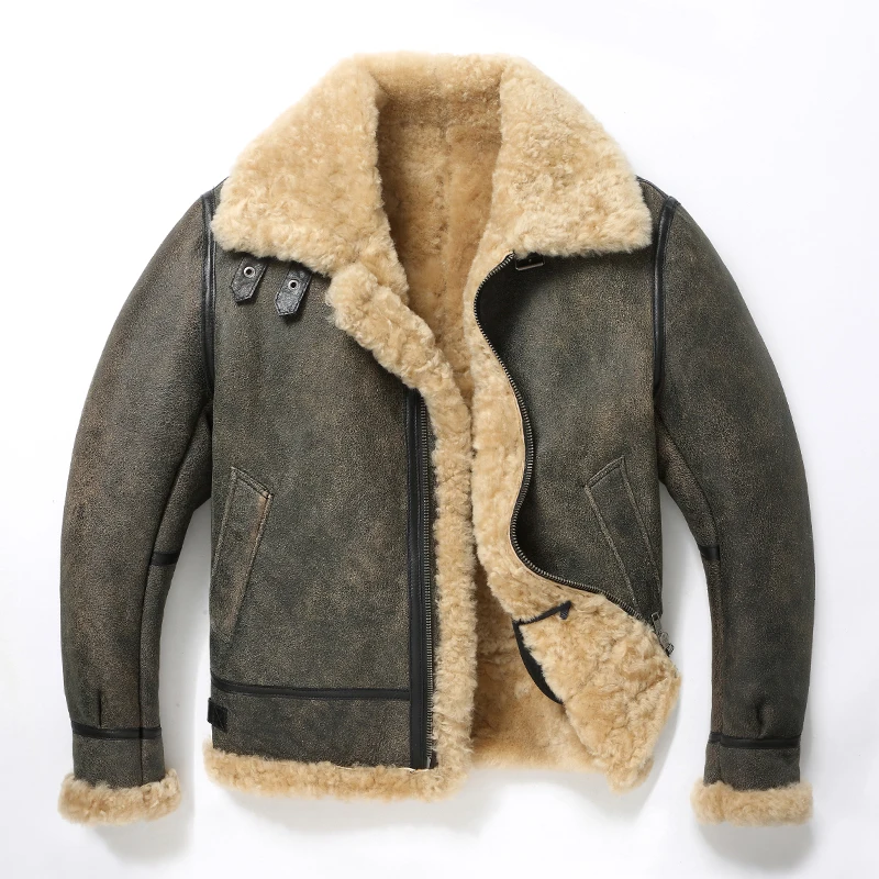 Wool Blend Coat - 2024 nova lã de ovelha grossa