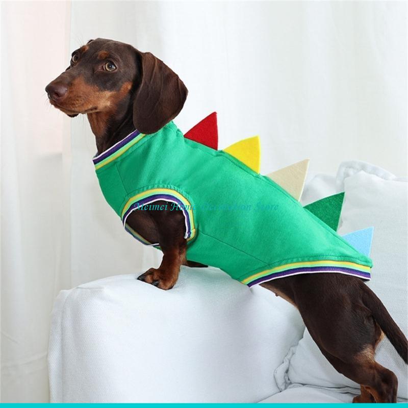 Winter Clothing For Dogs - H7BF Dachshund Dinosaur Theme Costume Colete