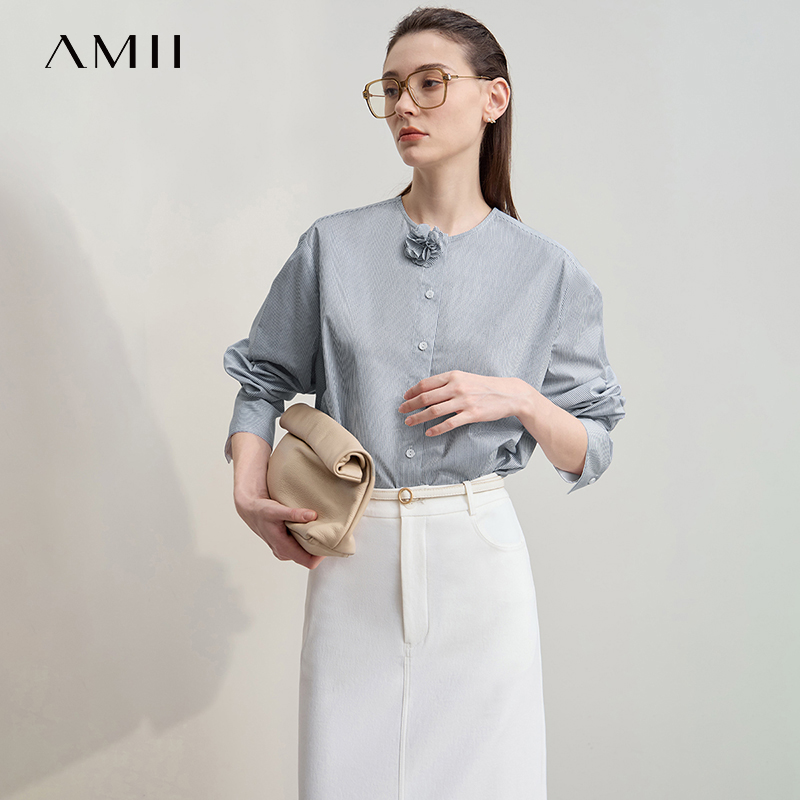 Winter Clothing Trends 2025 - Amii camisa feminina 2025 outono novas