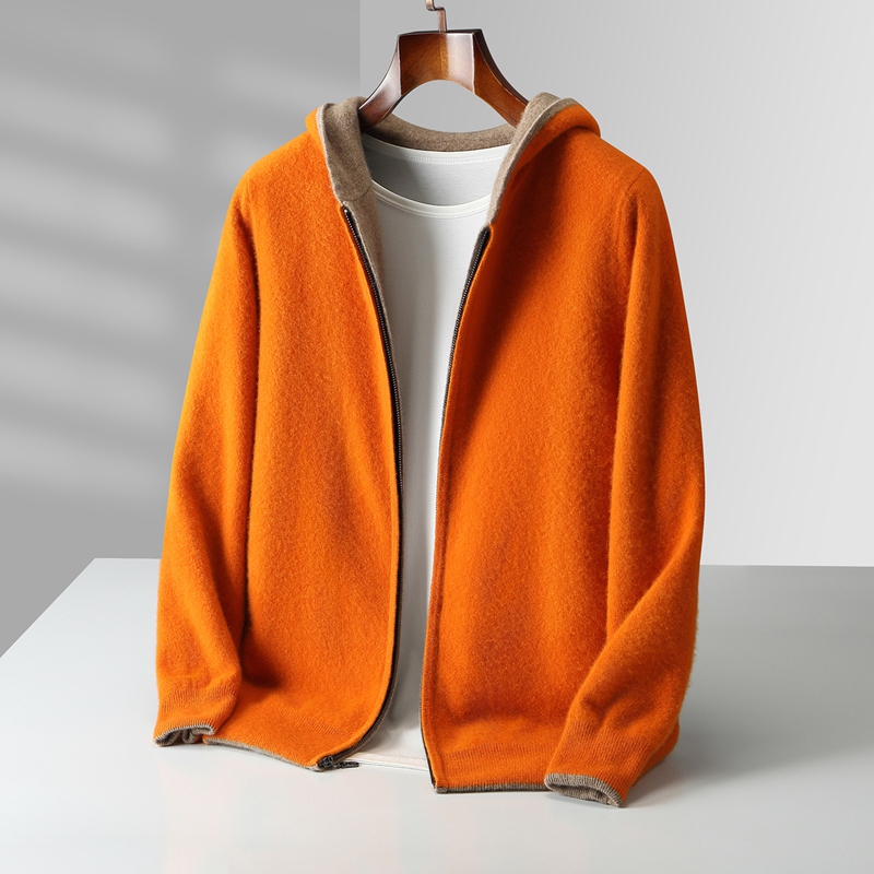 Wool Blend Coat - Outono e inverno novo masculino dupla