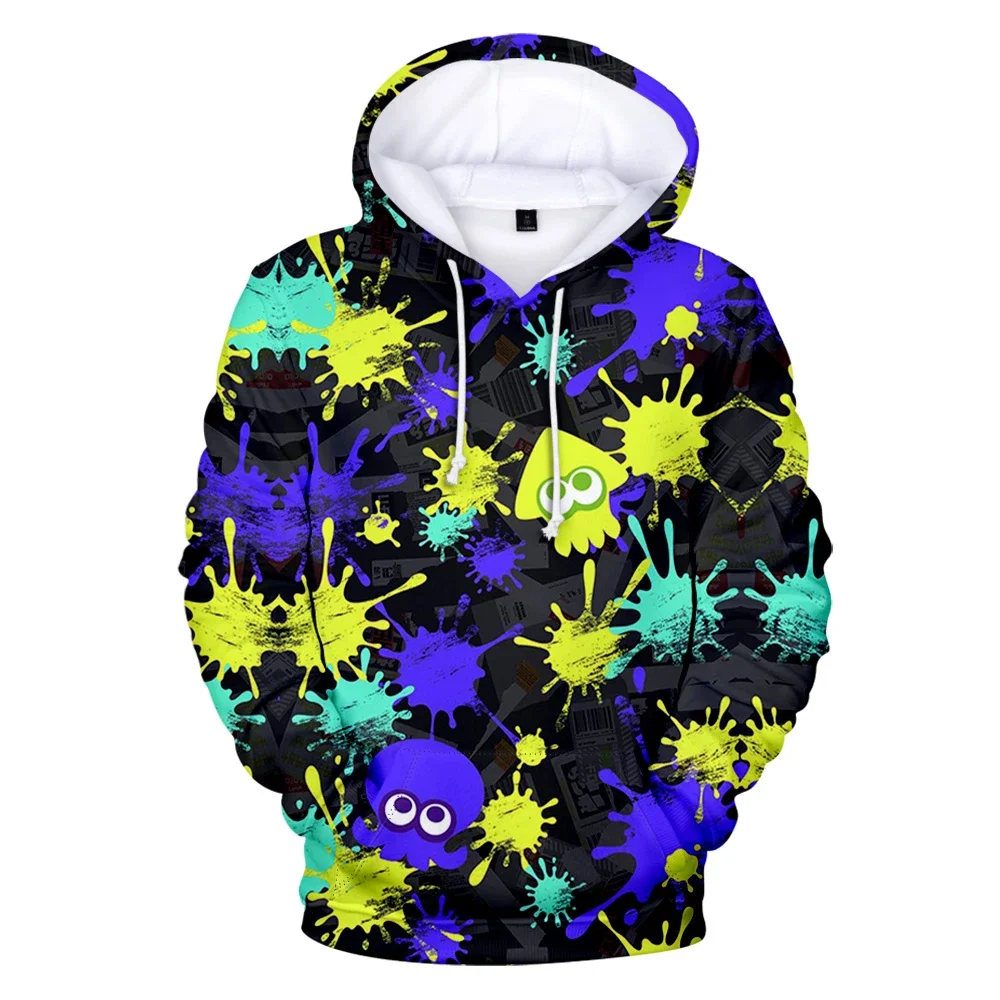 Winter Clothing Game - Splatoon 3 jogo unissex manga longa