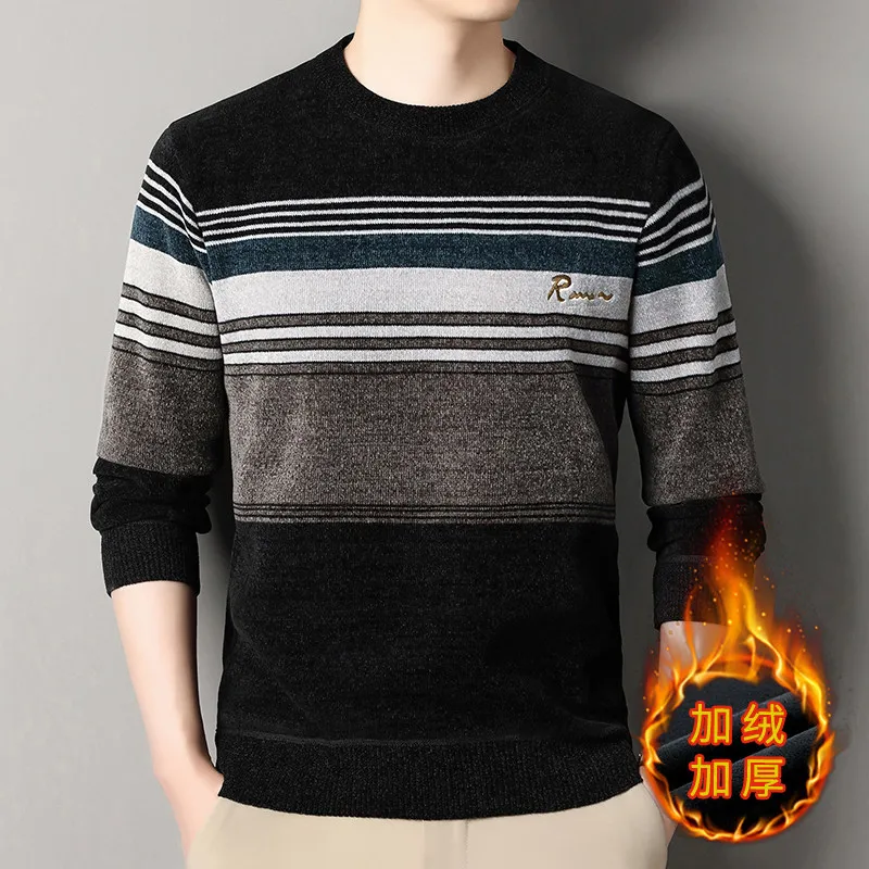 Quality Winter Clothing - Homens o-pescoço pullovers malha suéteres qualidade