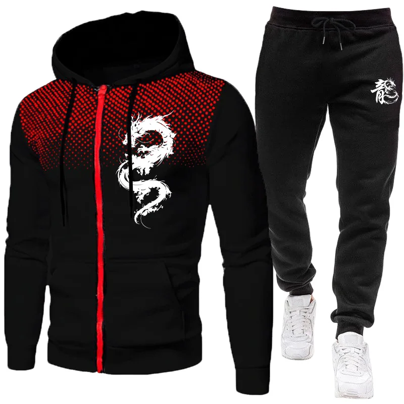 Winter Clothing Outdoor - Conjunto Masculino de Moletom e Calça