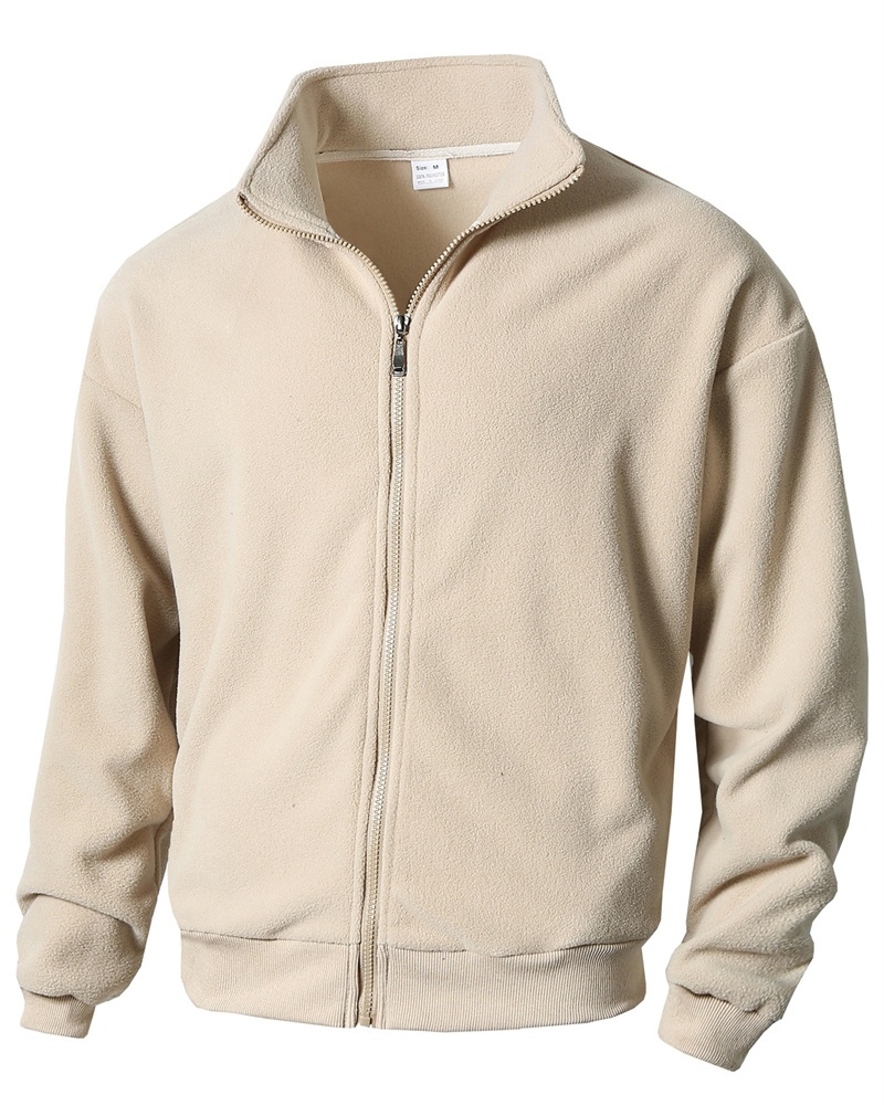 Wool Blend Coat - Outono inverno nova cor pura masculina