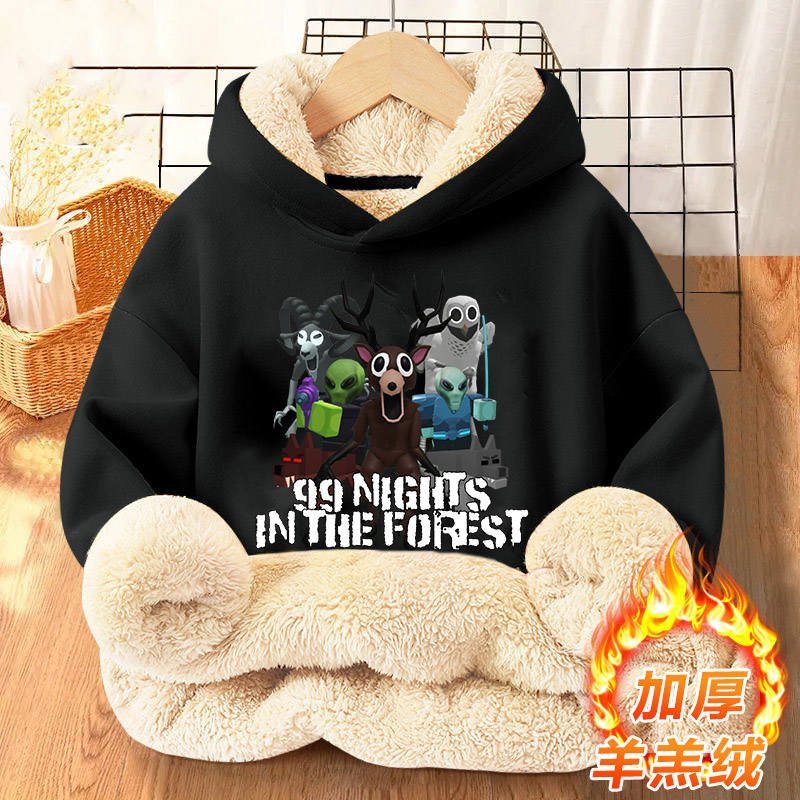 Winter Clothing Game - 99 noites nas forestas crianças hoodies
