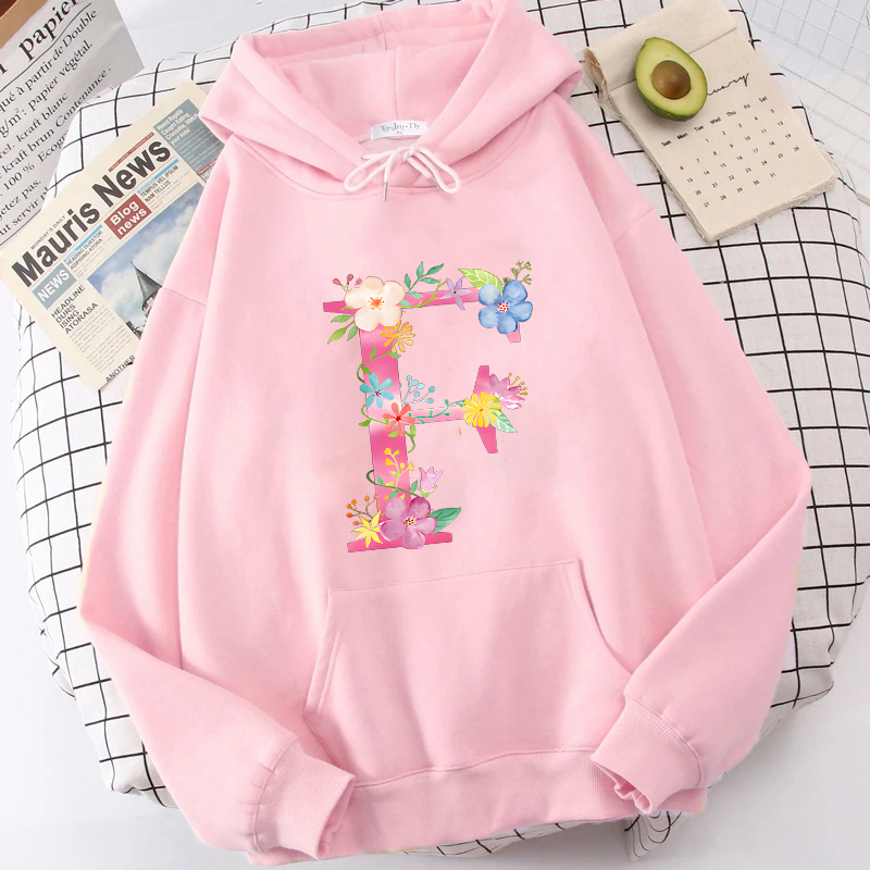 Winter Clothing Essentials For Women - Com capuz feminino com estampa carta,
