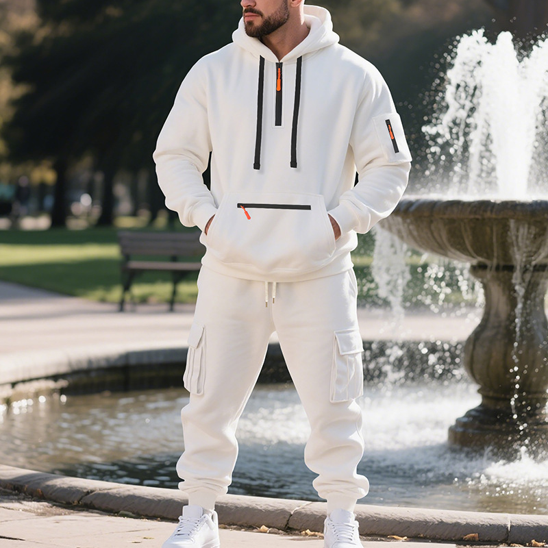 Winter Clothing Work - Terno esportivo masculino estilo outono e