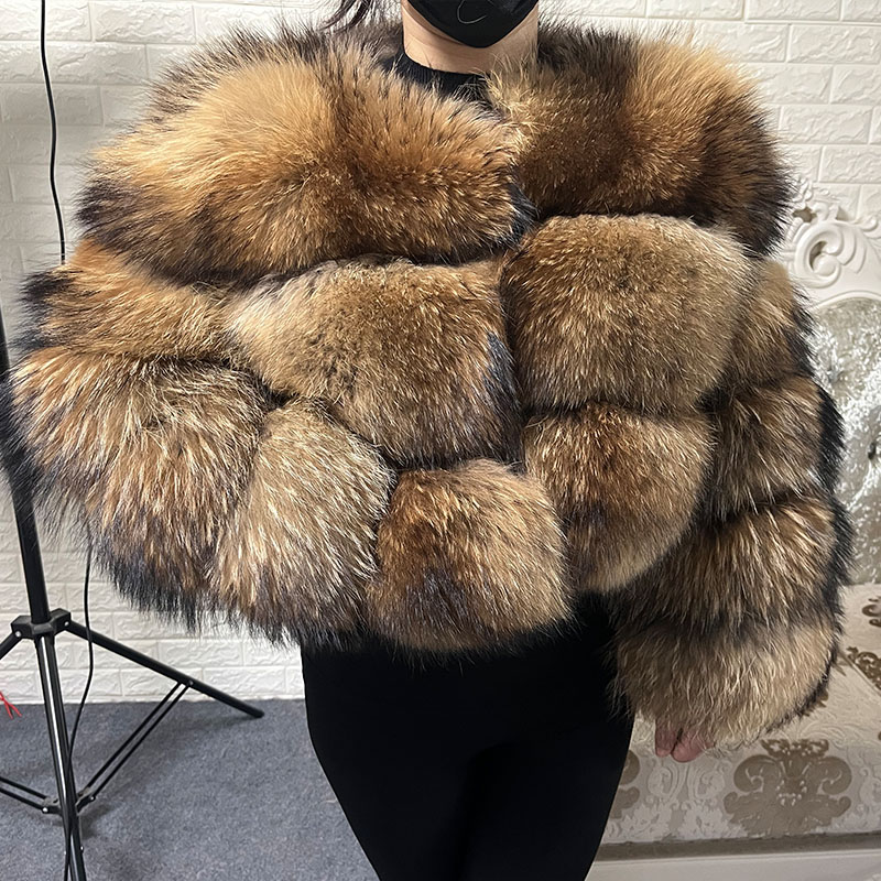 Plus size topos de pele marrom - Winter Clothing For Plus Size Women avaliação e preço