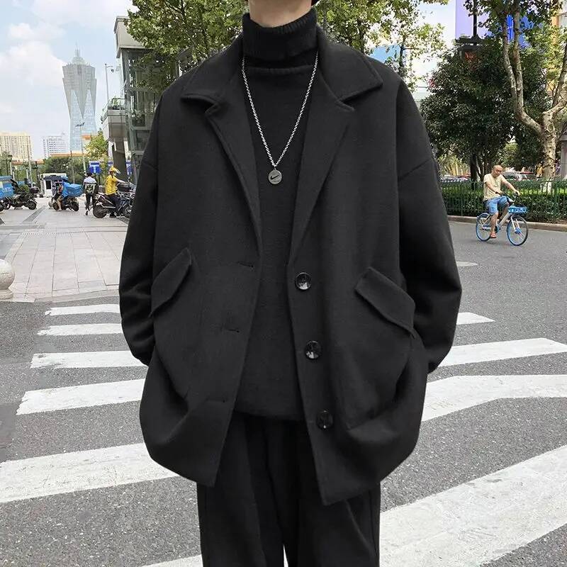 Casacos de Lã de Cor Sólida Co - Winter Clothing Taiwan avaliação e preço