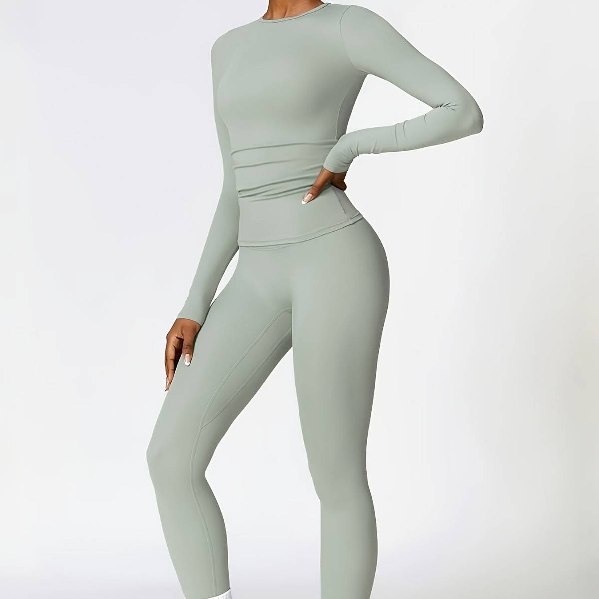 Conjunto de ioga justo e slim, - Winter Clothing Outdoor avaliação e preço