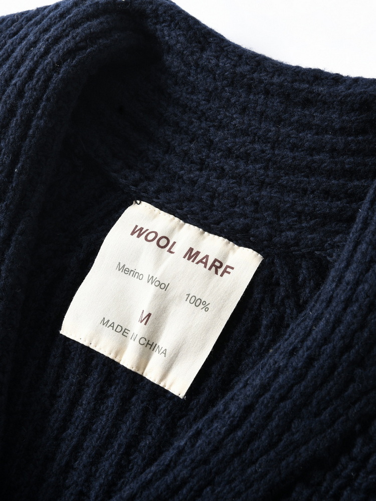 Suéter de malha grossa de lã 1 - Wool Blend Coat avaliação e preço