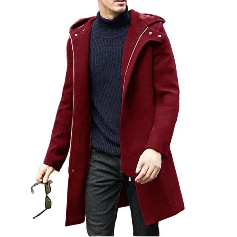 Casaco de Lã Masculino Outono  - Winter Clothing Taiwan avaliação e preço