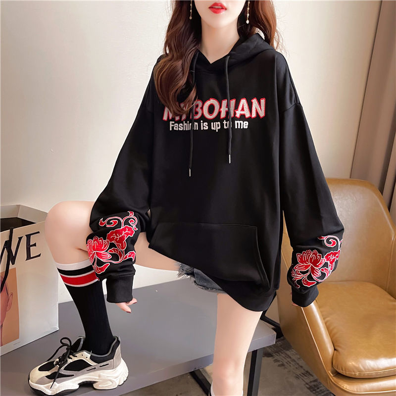 Mulher impressa com capuz topo - Winter Clothing Essentials For Women avaliação e preço