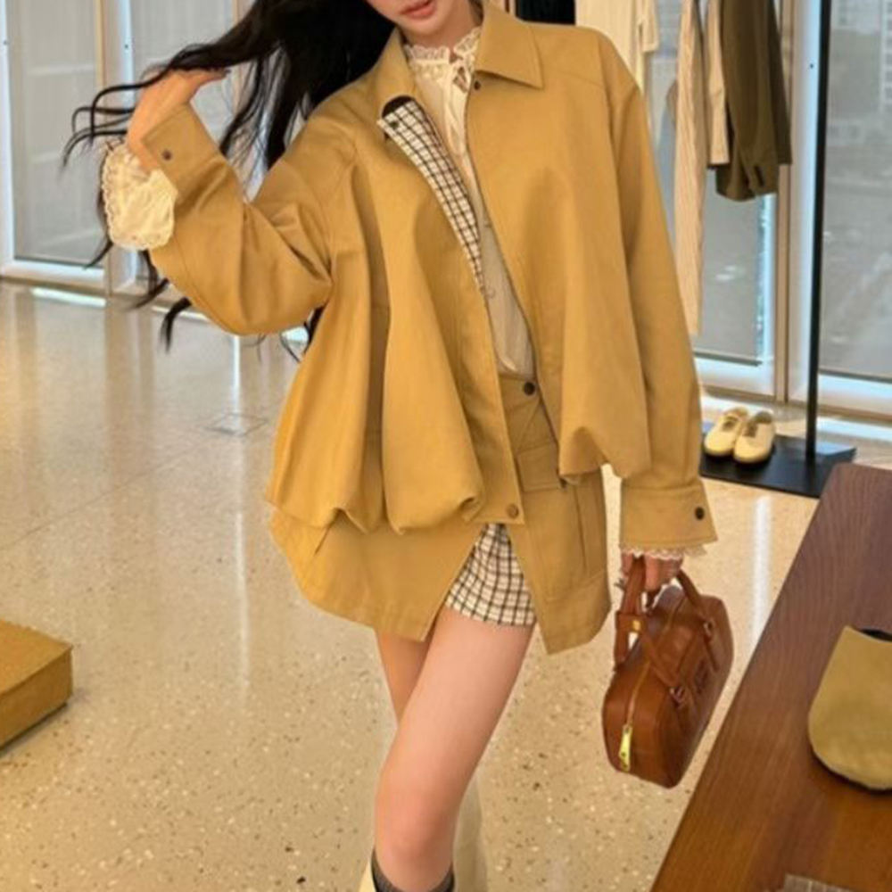 Twotwinstyle khakl bolso emend - Winter Clothing For Sale avaliação e preço