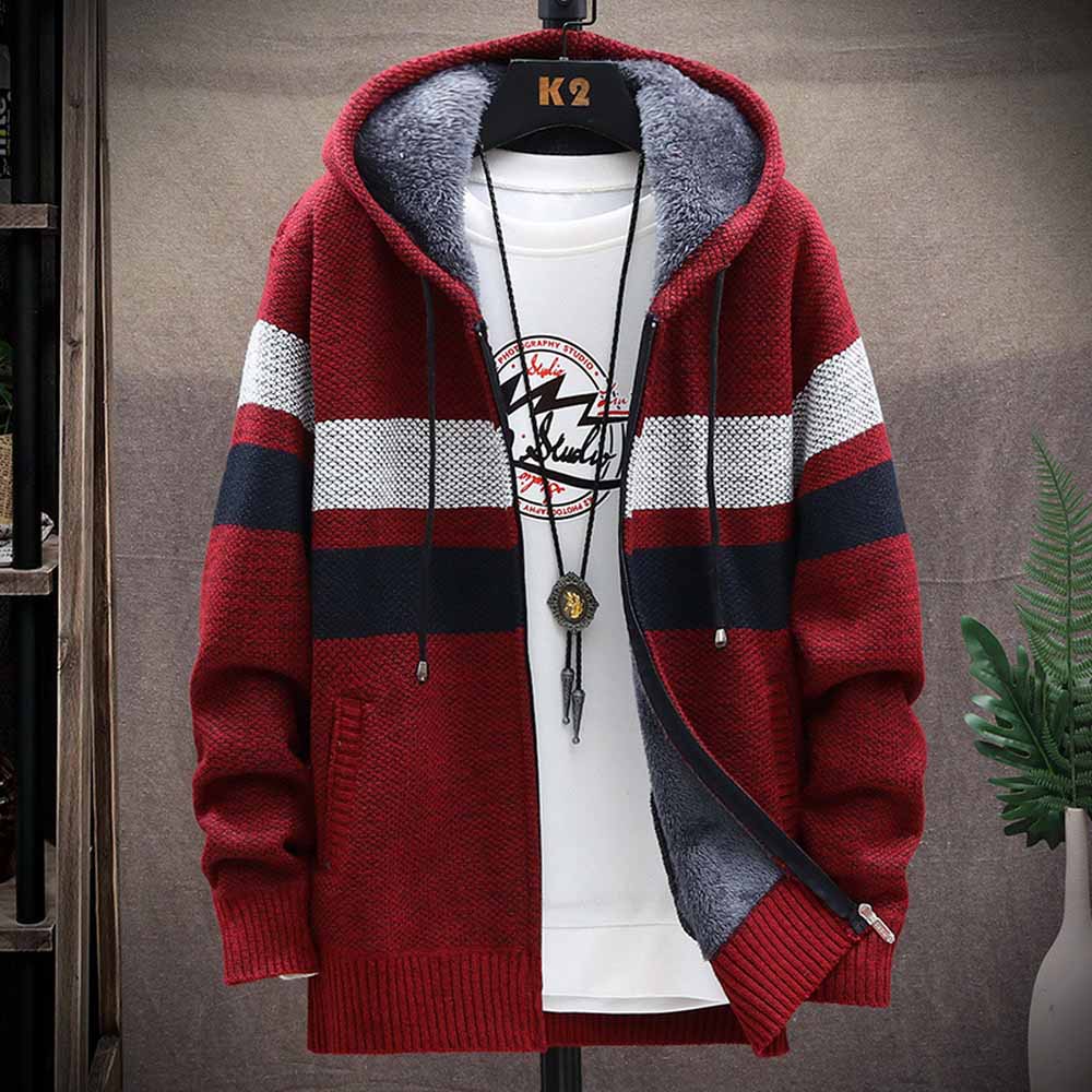 Camisola listrada masculina ca - Wool Blend Coat avaliação e preço