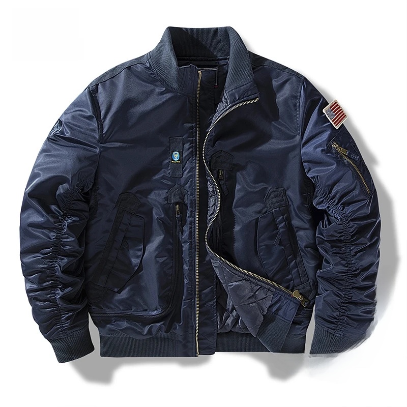 Jaqueta bomber masculina MA1 d - Winter Clothing Taiwan avaliação e preço