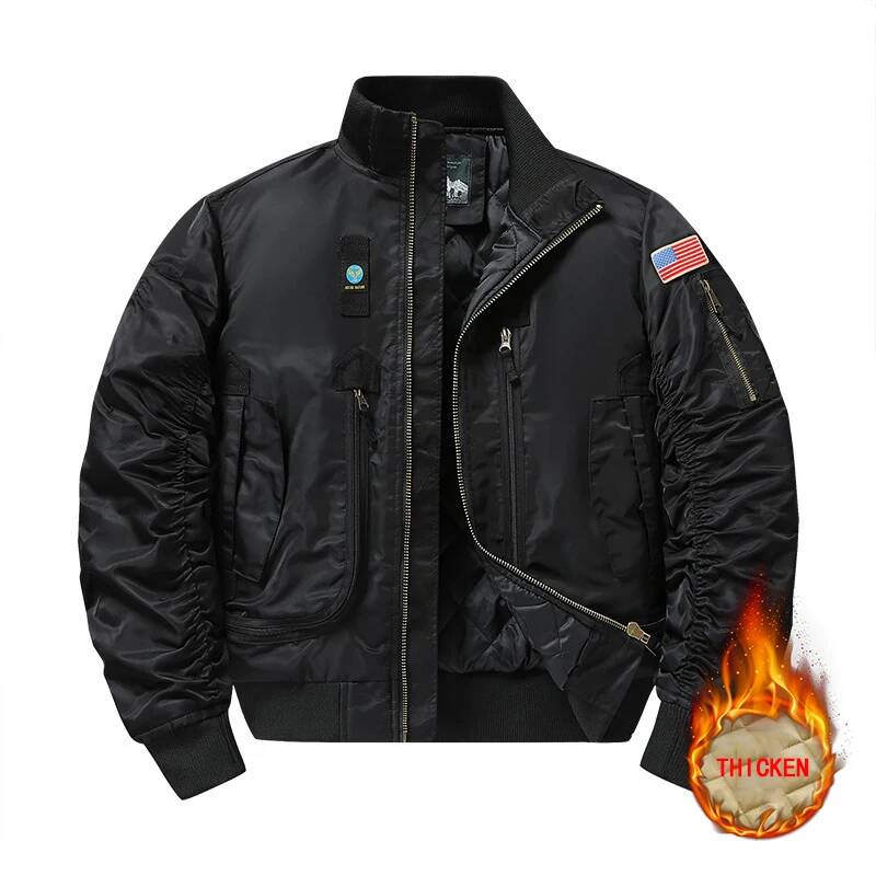 Jaqueta bomber masculina MA1 d - Winter Clothing Taiwan avaliação e preço