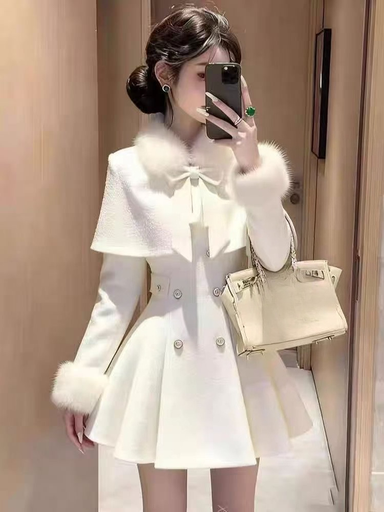 Francês elegante vintage de lã - Winter Clothing Trends 2025 avaliação e preço