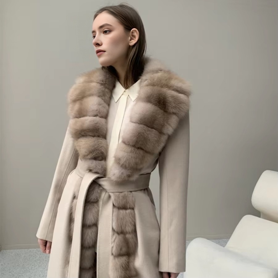 Novo Casaco de Lã Cashmere par - Wool Blend Coat avaliação e preço