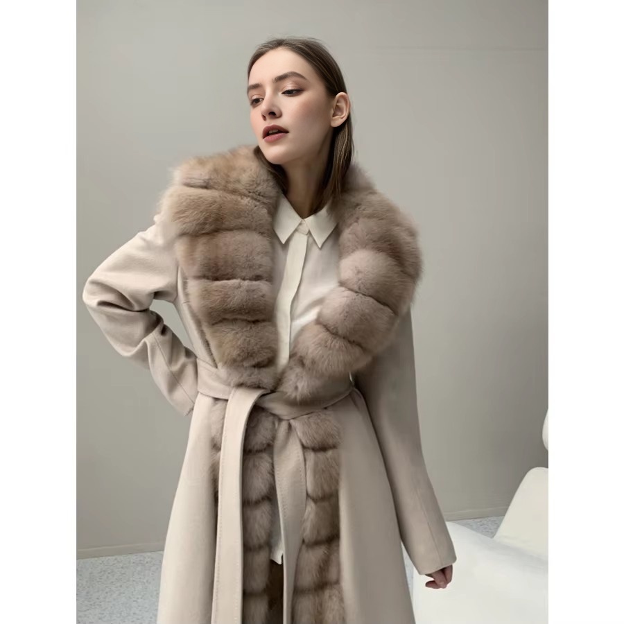 Novo Casaco de Lã Cashmere par - Wool Blend Coat avaliação e preço