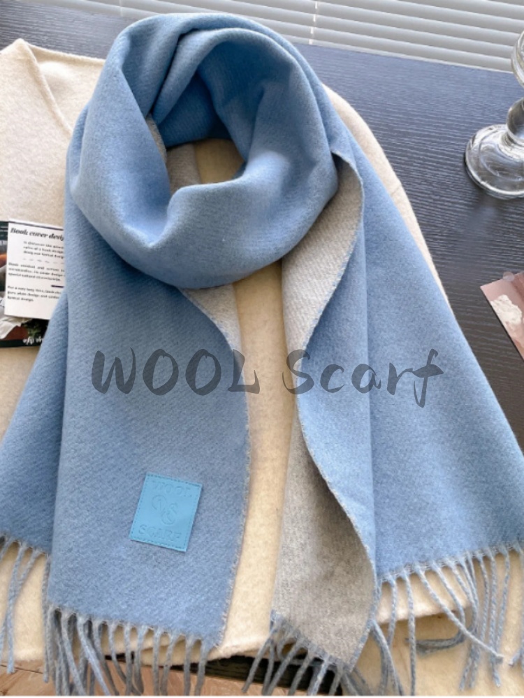 Nova lã inverno grosso cacheco - Cashmere Scarf Wrap avaliação e preço