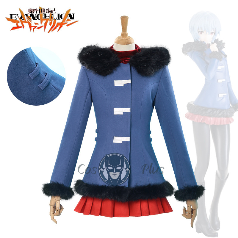 Anime eva ayanami rei cosplay  - Winter Clothing Game avaliação e preço