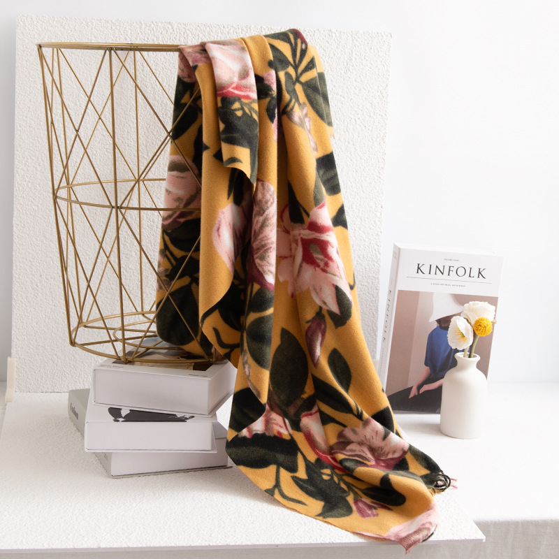 Lenço de luxo caxemira pashmin - Cashmere Scarf Wrap avaliação e preço