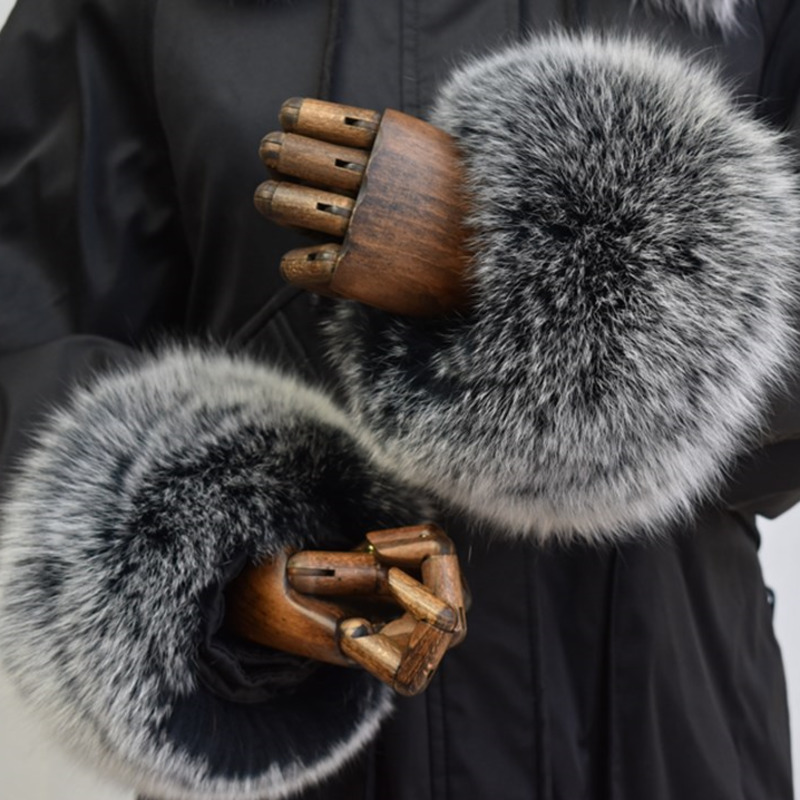 Punhos de pele de raposa para  - Winter Clothing For Sale avaliação e preço