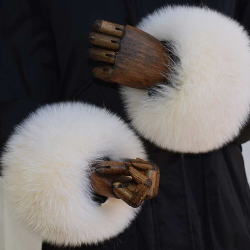 Punhos de pele de raposa para  - Winter Clothing For Sale avaliação e preço
