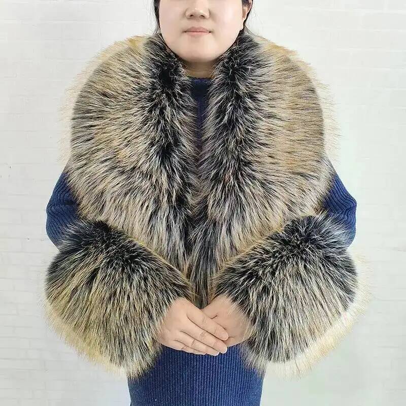 Grande feminino falso cachecol - Winter Clothing For Sale avaliação e preço