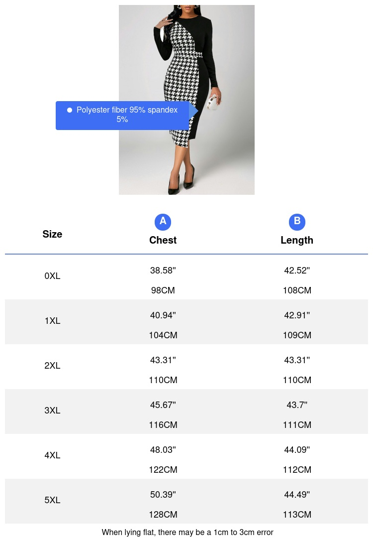 Plus size houndstooth impressã - Winter Clothing For Plus Size Women avaliação e preço