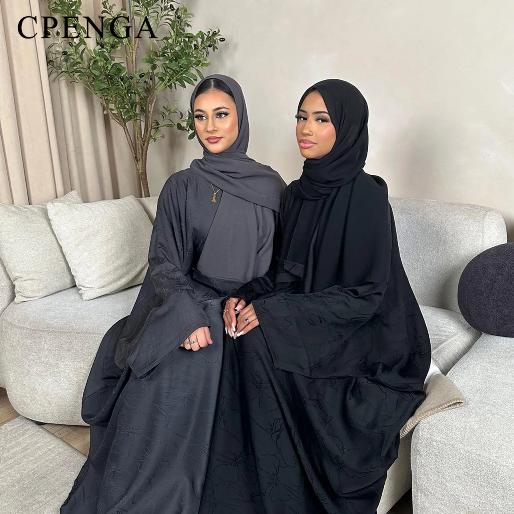 Luxo 2 peça muçulmano outift c - Winter Clothing Trends 2025 avaliação e preço