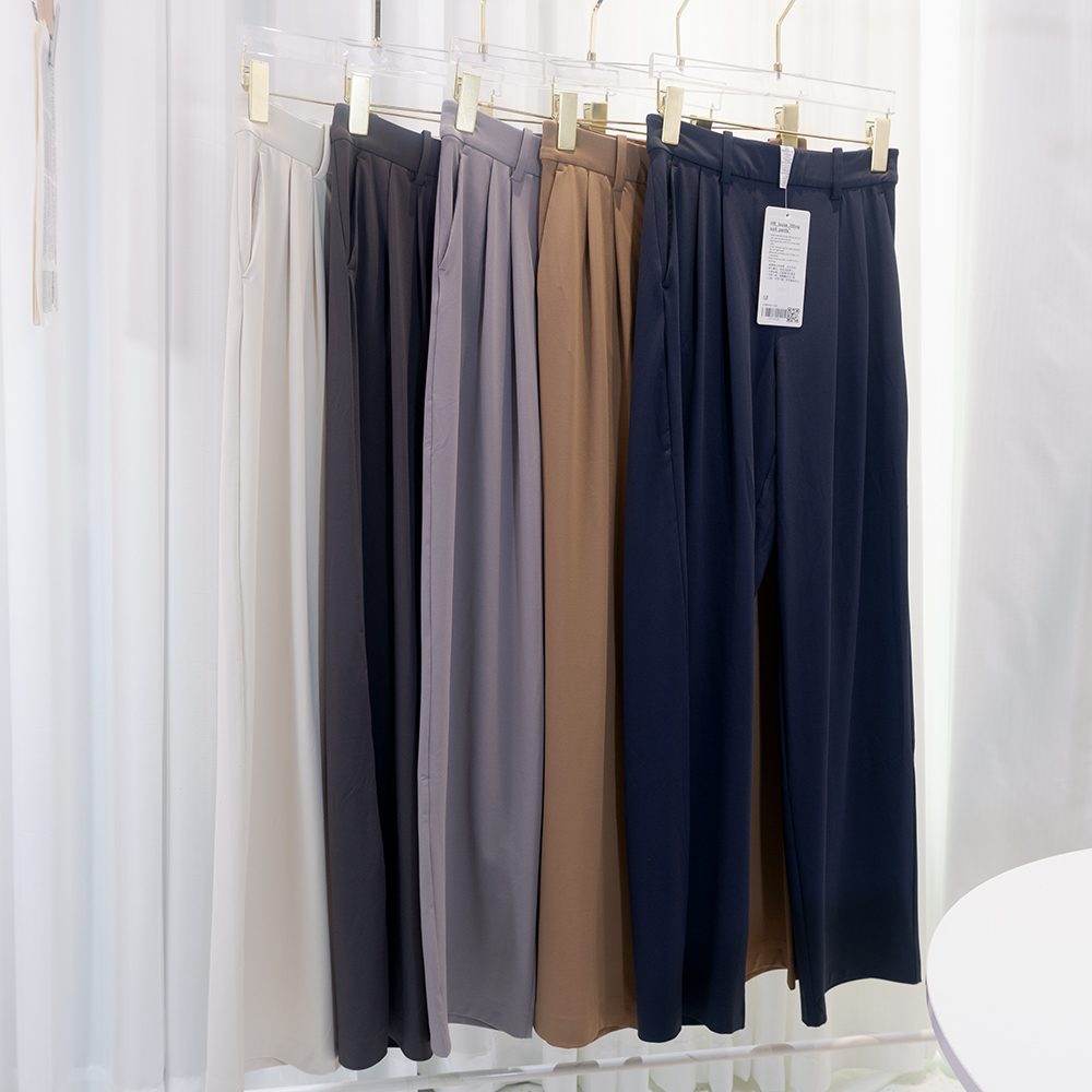 Calça de terno com bolsos e pr - Winter Wear Clothes avaliação e preço
