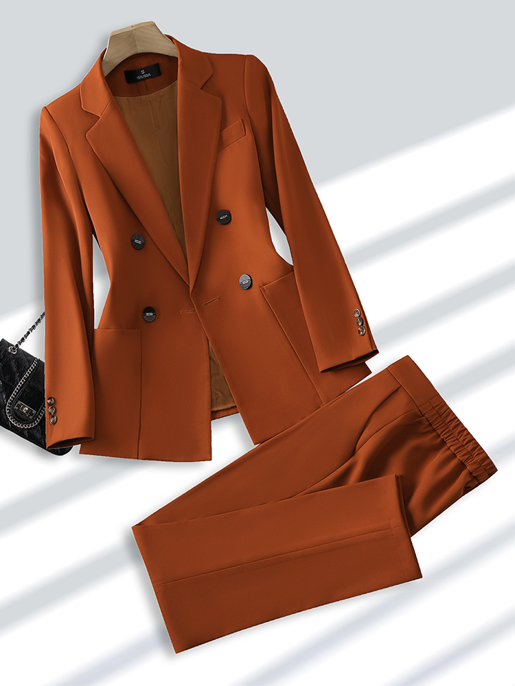 Blazer e calças para mulheres, - Winter Clothing Work avaliação e preço