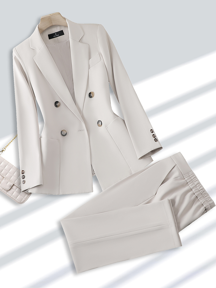 Blazer e calças para mulheres, - Winter Clothing Work avaliação e preço