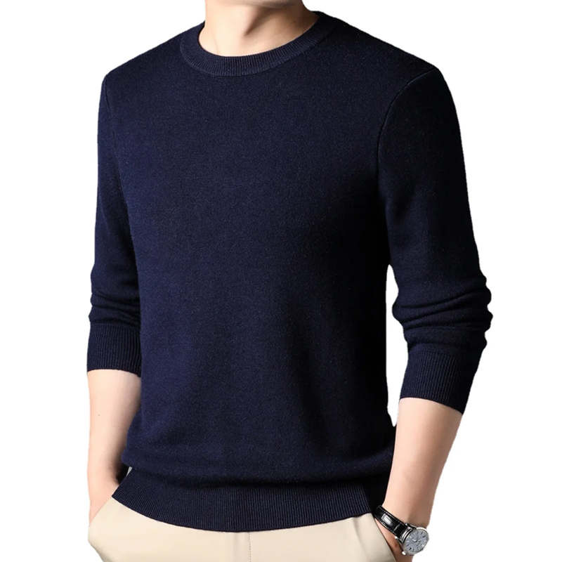 Pulôver de malha de cor sólida - Wool Blend Coat avaliação e preço