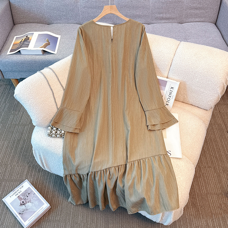 Elegante vintage o-pescoço sól - Winter Clothing For Plus Size Women avaliação e preço