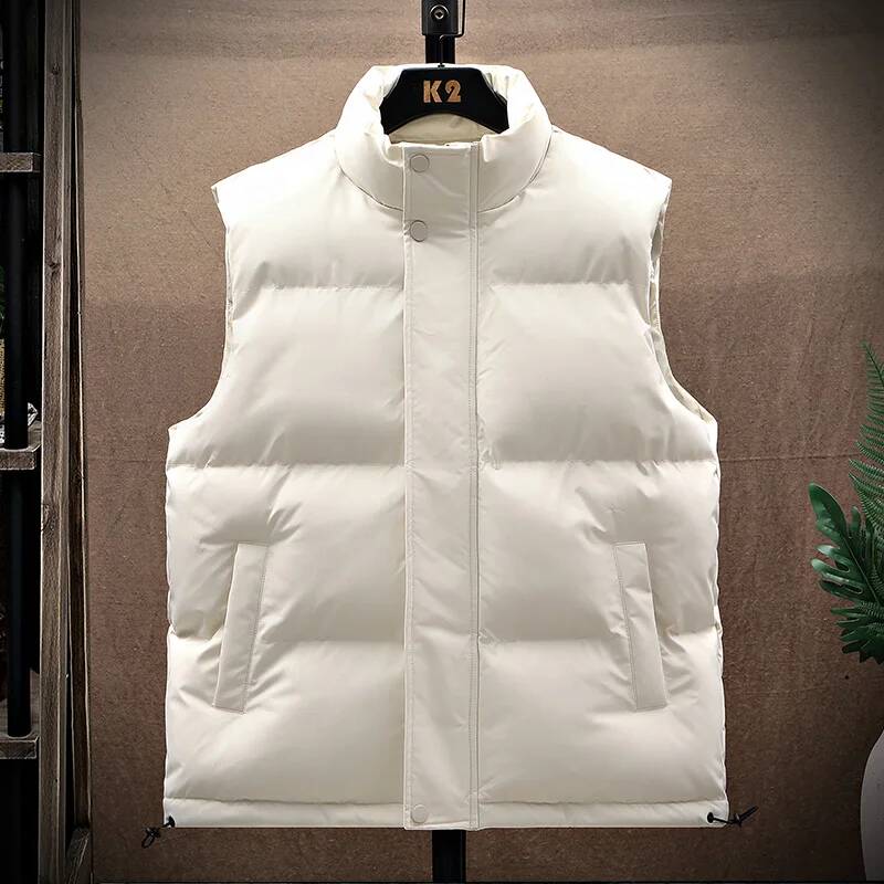 Colete Masculino de Algodão, C - Winter Clothing Taiwan avaliação e preço