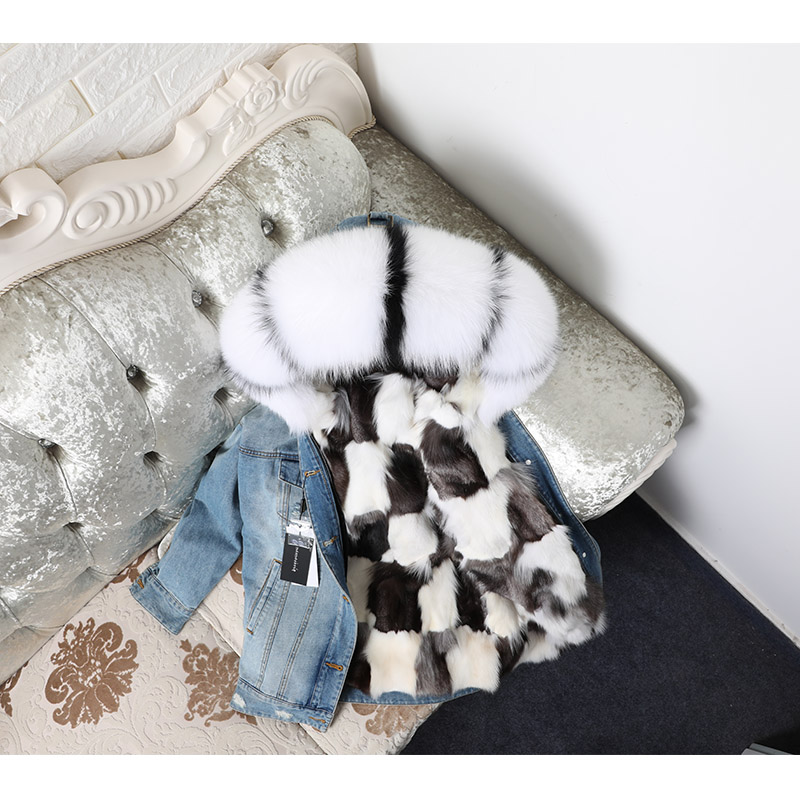 Maomaokong gola de pele natura - Winter Clothing For Dogs avaliação e preço