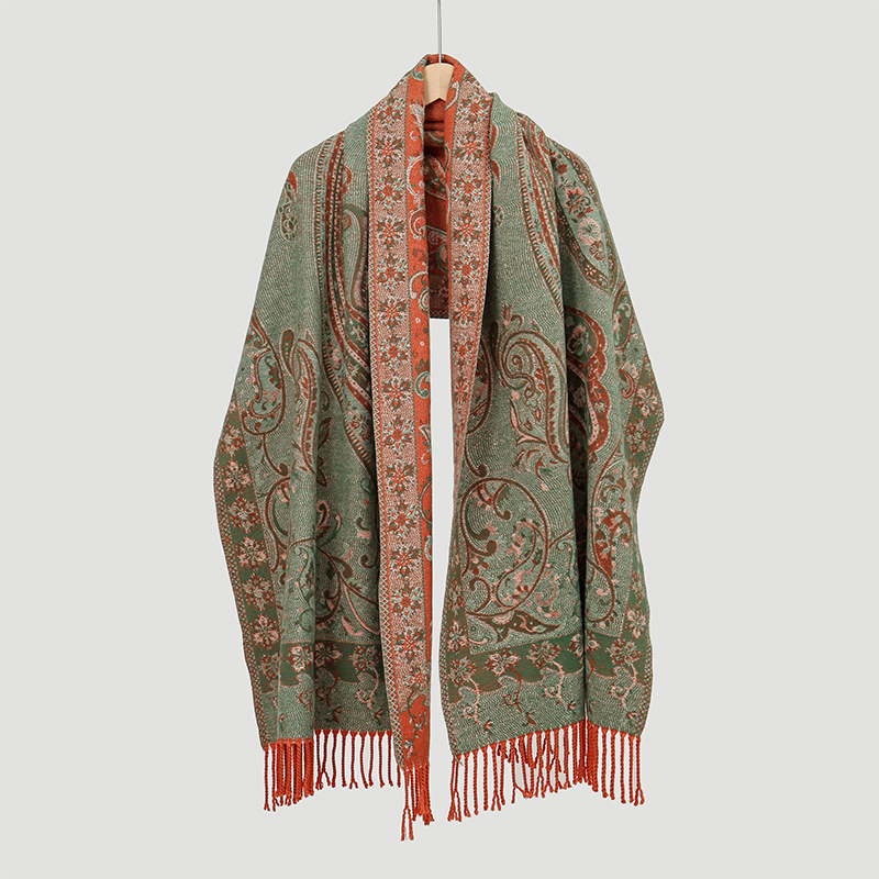 2024 moda estilo étnico femini - Cashmere Scarf Wrap avaliação e preço